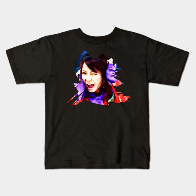 Haruna Ono Kids T-Shirt by sfajar